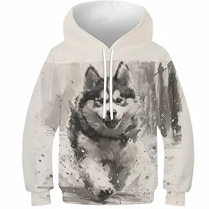 Худі KHHKJBVCE Скелет 3D для дітей Спортивний - Фото 1