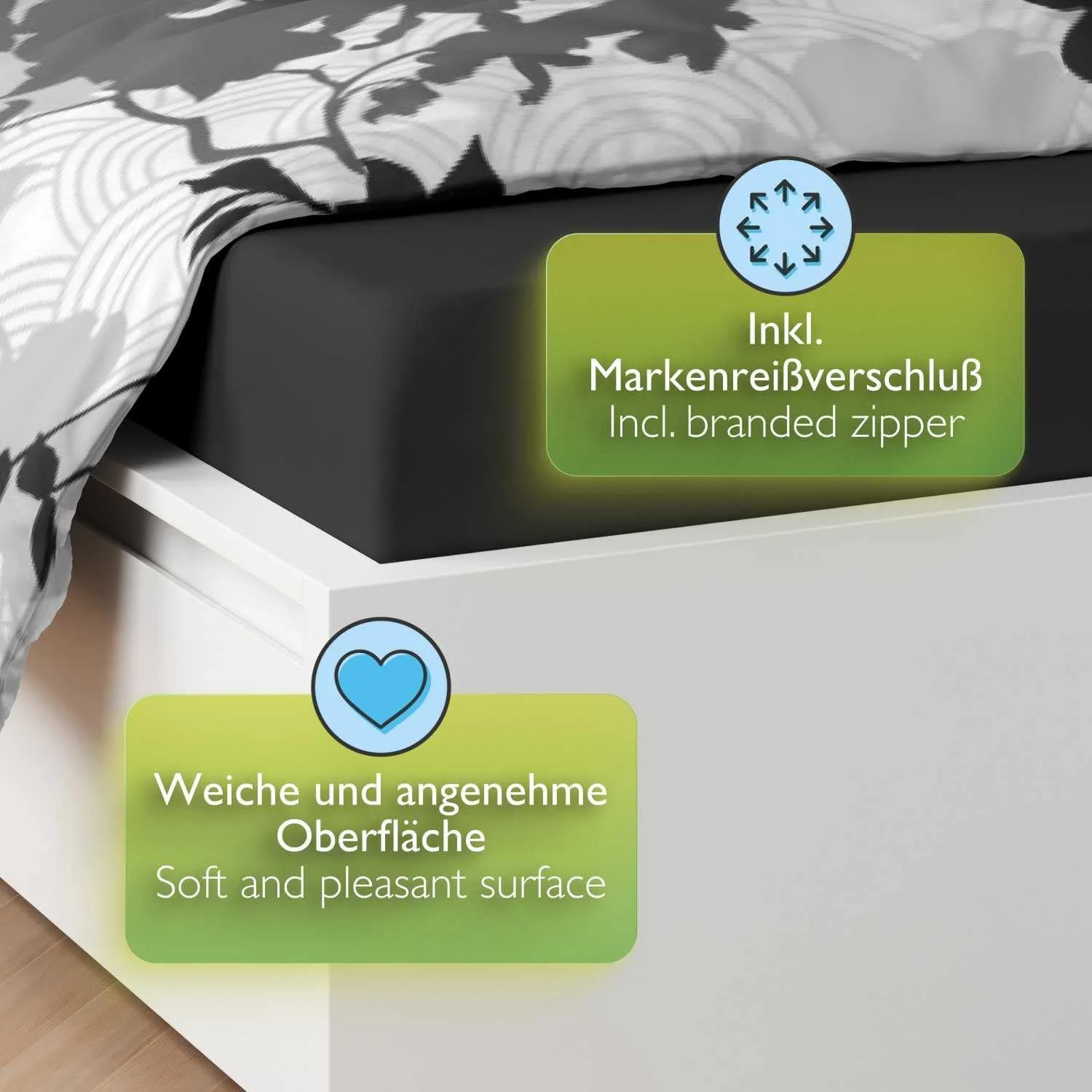 Постільна білизна etérea Renforcé Osaka Butterflies бавовна, фото №5