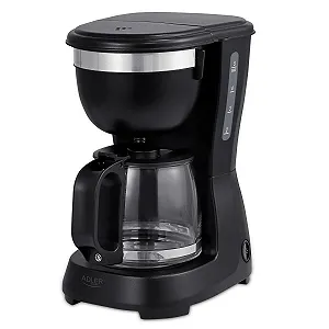 Капельная кофеварка ADLER AD 4381 0.6 л 600 Вт Черная synthetic.ua - Фото 1