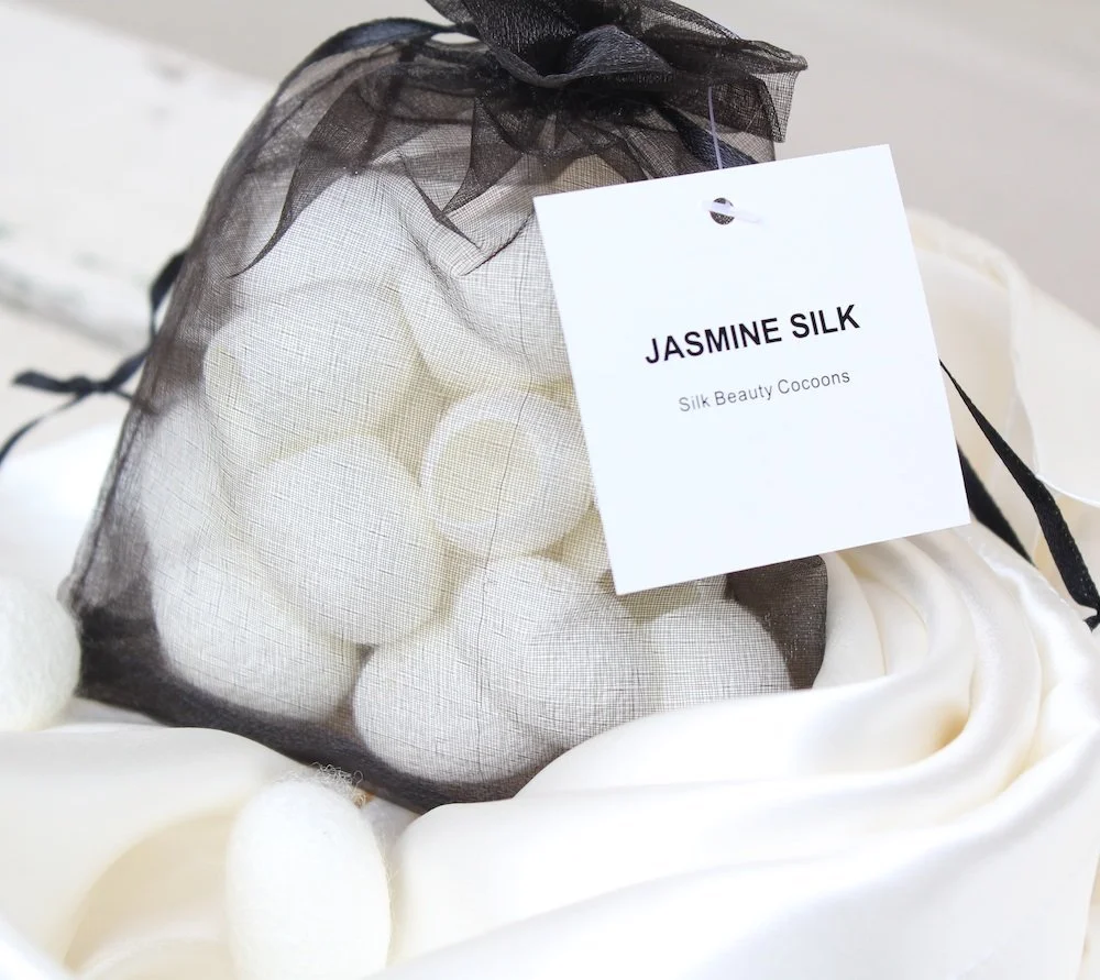 Шелковая маска для лица Jasmine Silk Pure Silk Beauty Cocoons, фото №1
