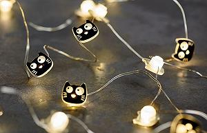 Гирлянда moses Ed the Cat Mini, 2,20 м, 20 LED, черный - Фото 1