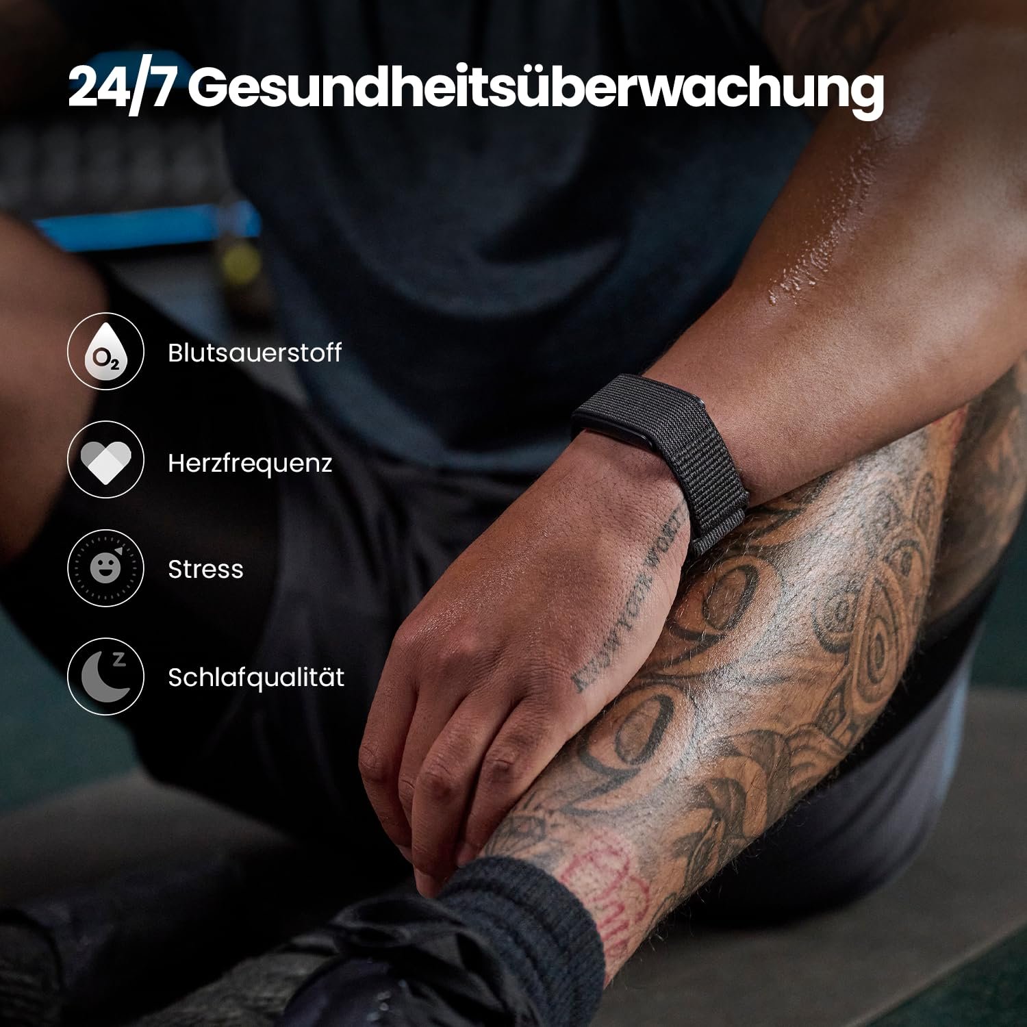 Фитнес-браслет Amazfit Helio Strap, круглосуточное отслеживание активности и сна с измерением пульса, 10 дней автономной работы, 27 спортивных режимов, силовые тренировки, HYROX, не требуется подписка для Android, фото №3