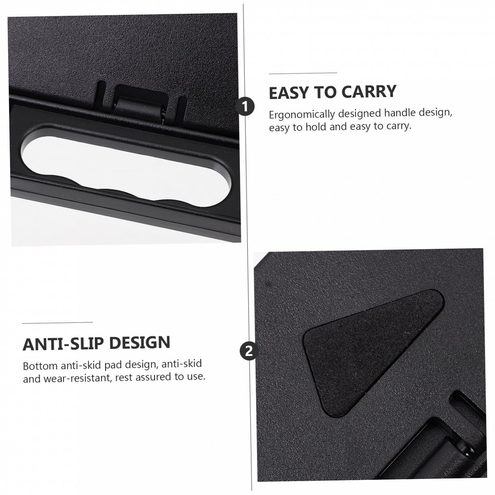 Подставка для ноутбука Sewroro Настольная Складная с регулируемым углом ABS с держателем для телефона, фото №3