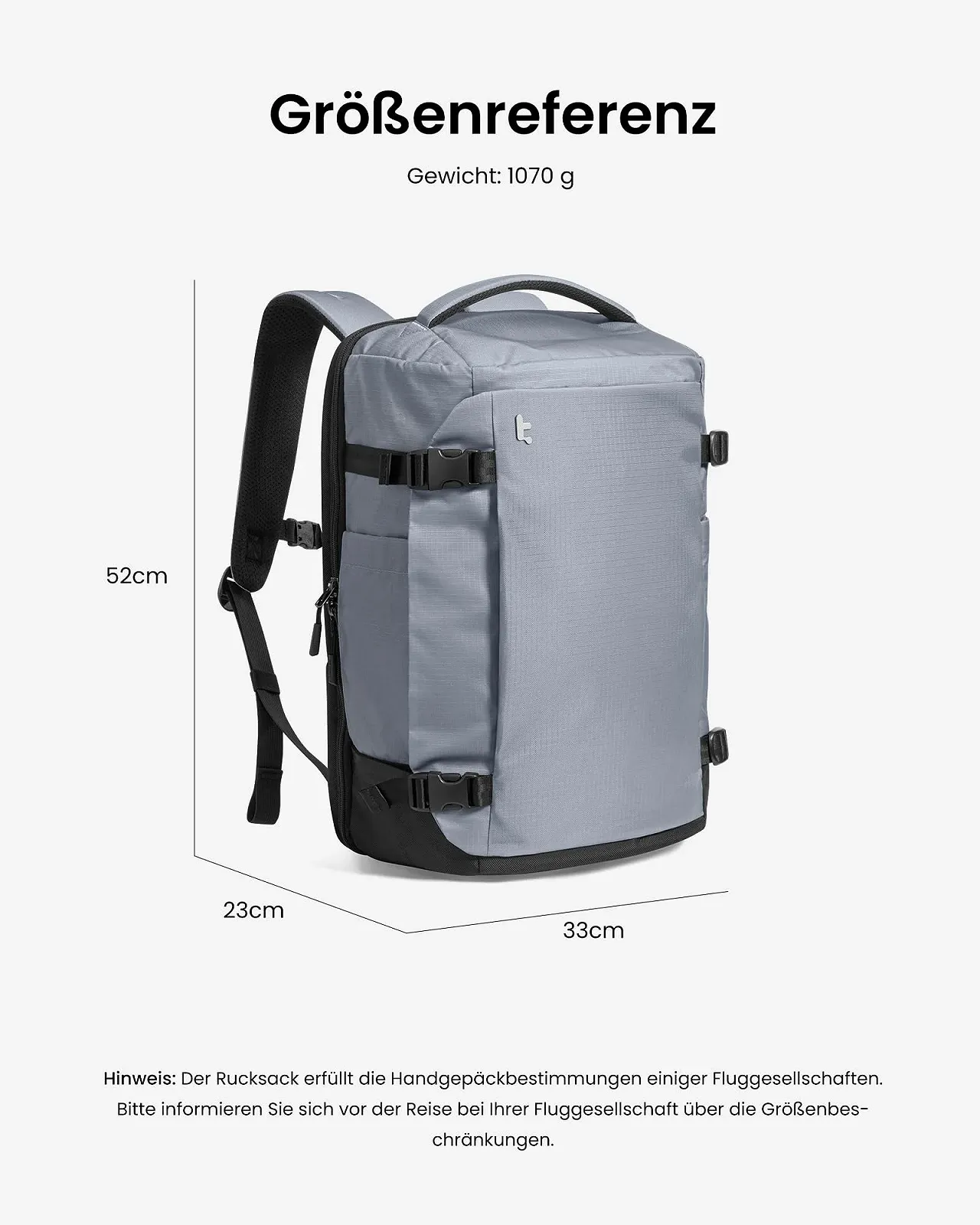 Рюкзак для ноутбука tomtoc 40L Travel TSA Friendly Waterproof 17.3 дюйма, фото №11 Рюкзак для ноутбука tomtoc 40L Travel TSA Friendly Waterproof 17.3 дюйма, фото №11
