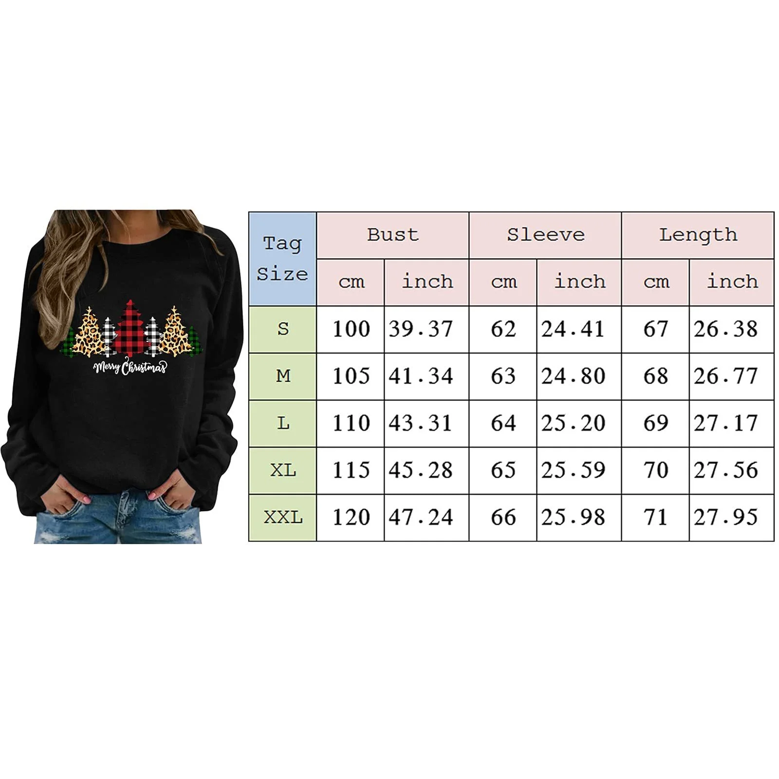 Рождественский Свитер Женский XS Рождественский Пуловер Baggy Рождественский Свитшот Пуловер С Длинными Рукавами Свитшот С Длинными Рукавами Больших Размеров Рождественский Свитер Забавные Рождественские Рубашки Рождественский Наряд, фото №6