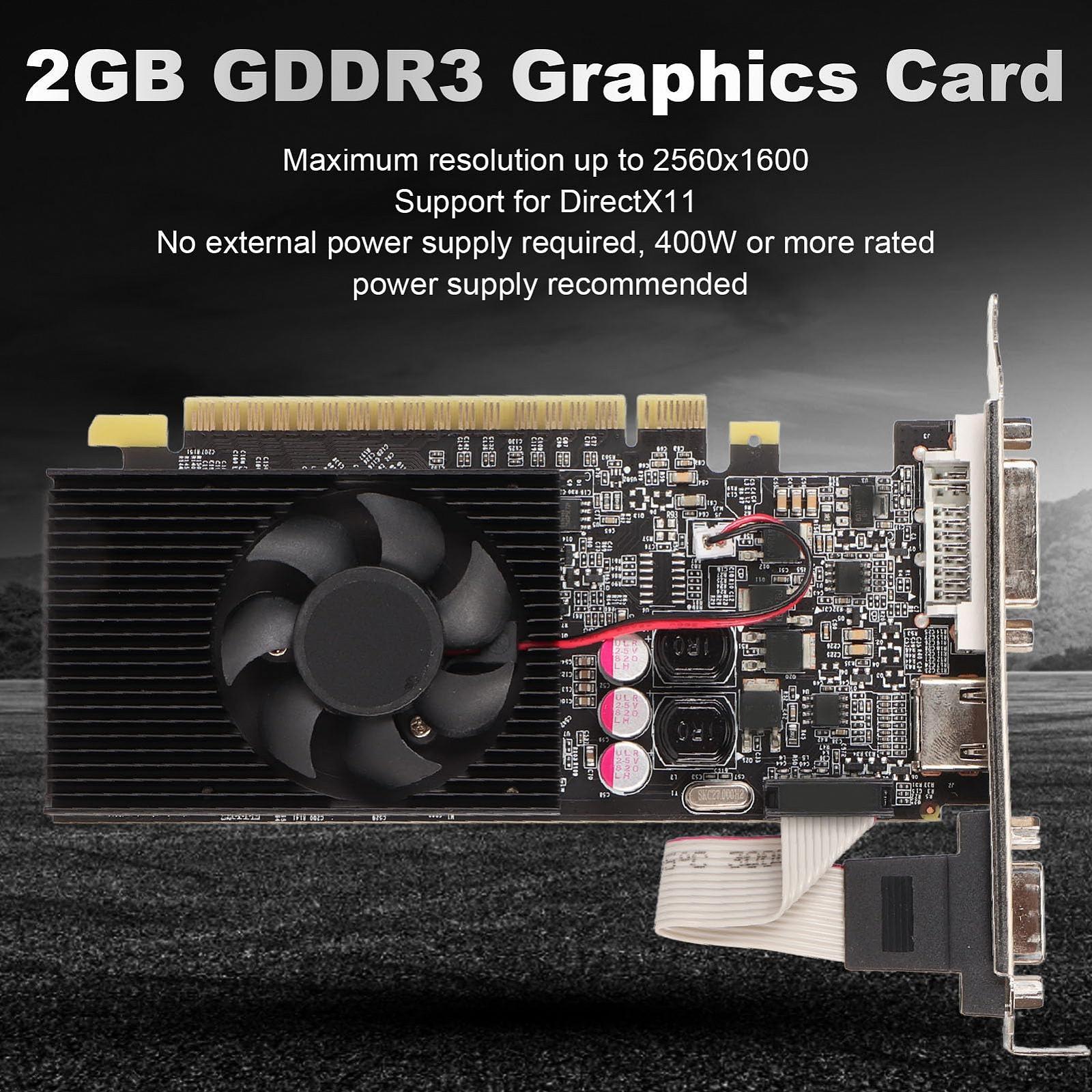 Видеокарта VBESTLIFE GT730 2GB GDDR3 64bit PCI Express 2.0 X16 810/1300MHz 2560x1600 с HDMI, DVI I, фото №2