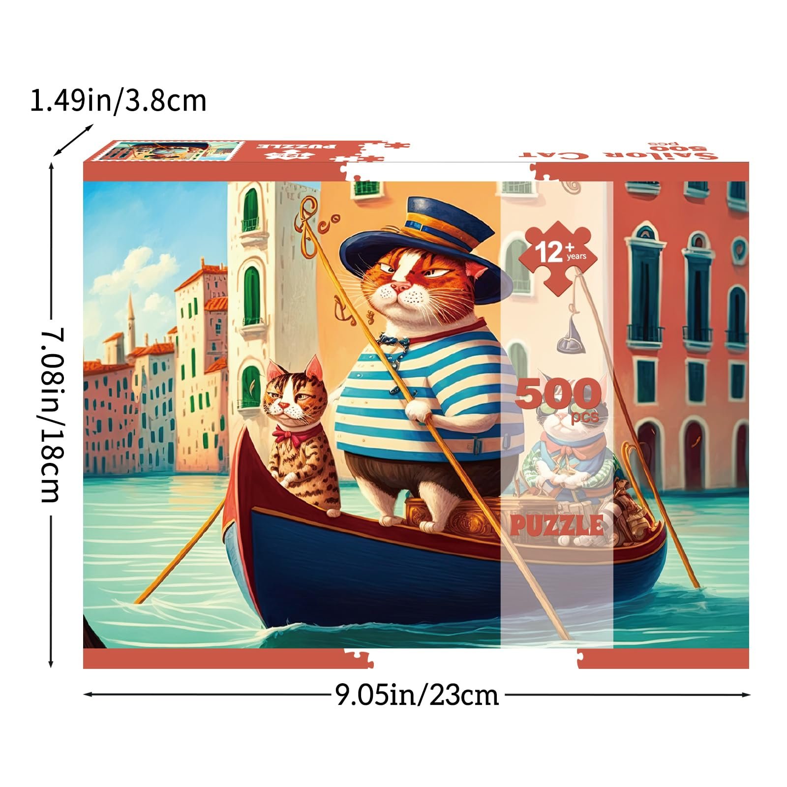 Пазл Sailor Cat Складний 500 деталей, фото №3