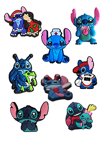 Джибітси Стіч 3D Ліло і стіч Lilo & Stitch 8 шт аксесуари для взуття крокс прикраса Dz_168_4 - Фото 1
