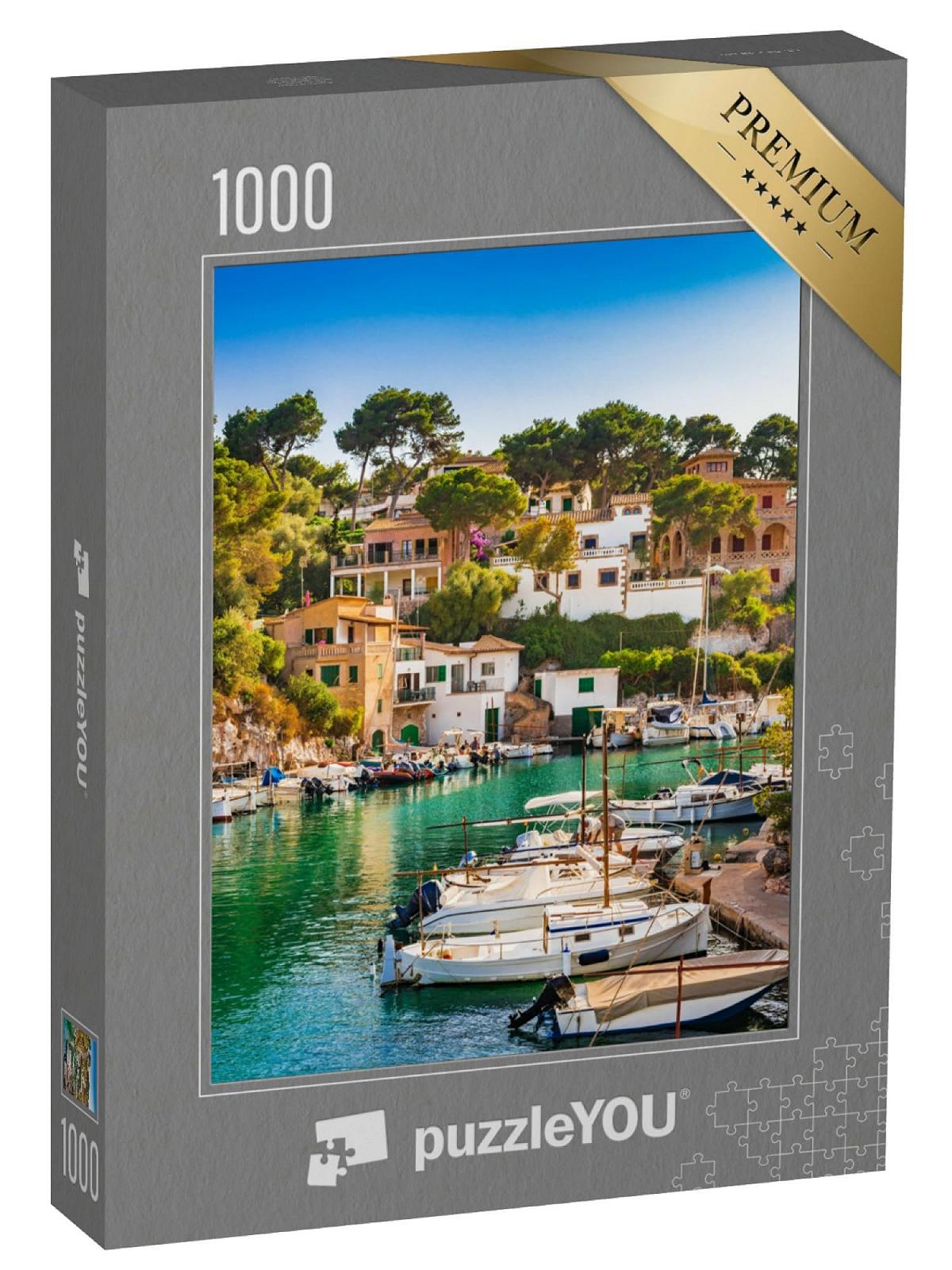 Пазл puzzleYOU Mallorca Picturesque Bay Cala Figuera in Mallorca 1000 элементов, фото №1