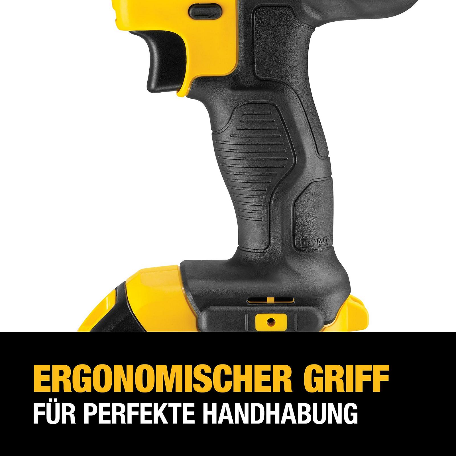 Дриль-шуруповерт DeWalt XR DCD771C2 Бездротовий 2-швидкісний Повністю металевий привід з LED робочим світлом 18 V 2 батареї, фото №6