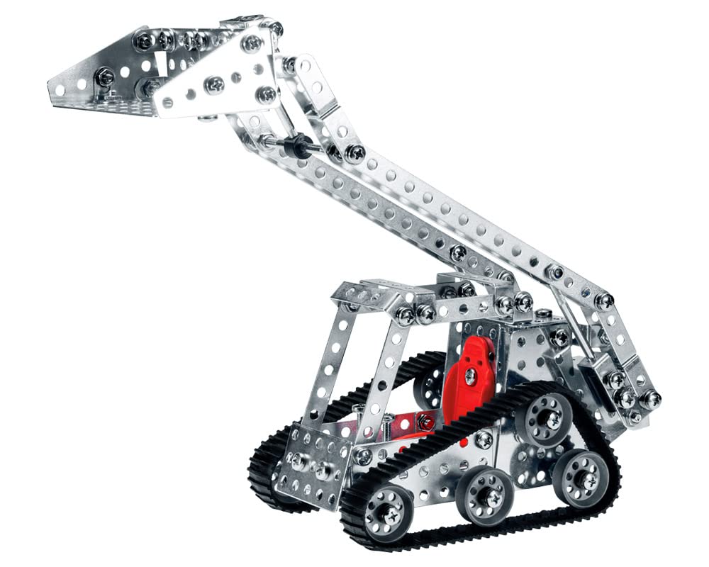 Конструктор Eitech 00220 Металевий Навантажувач на гусеничному ходу 365 деталей для дітей від 8 років, фото №1
