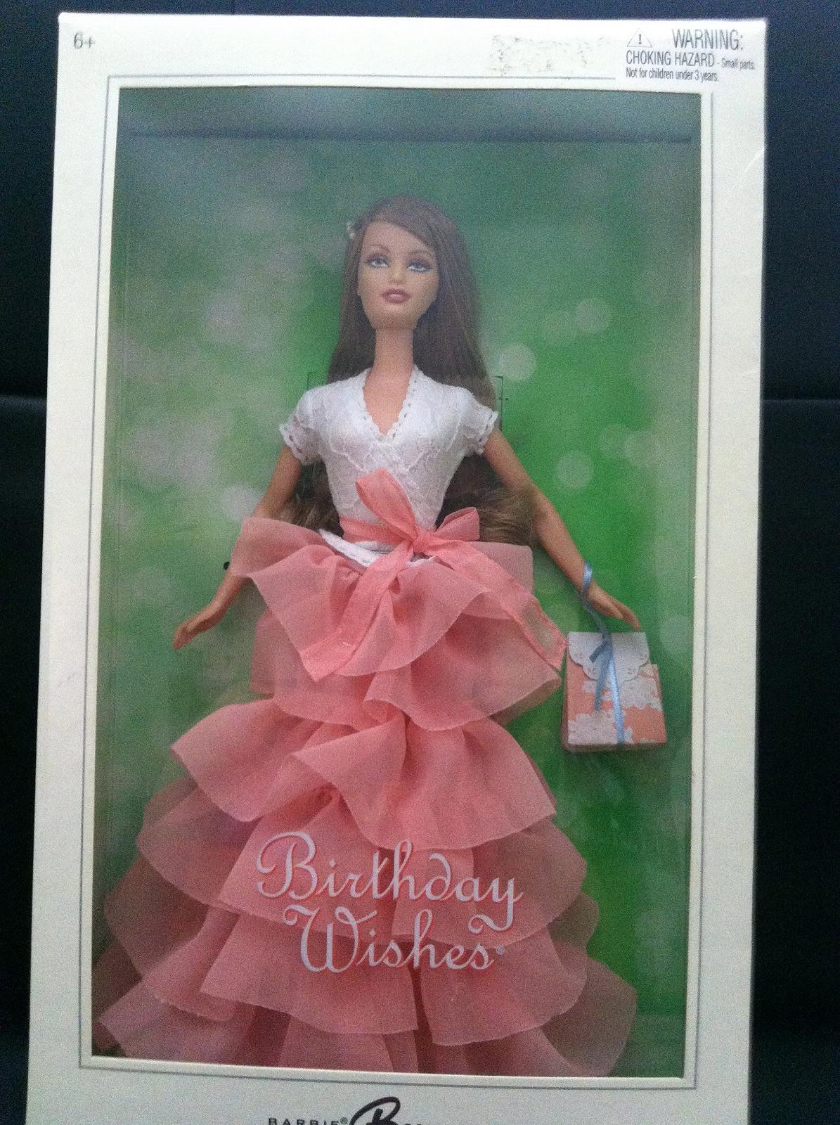 Кукла Mattel Barbie Collectables Birthday Wishes Peach Gown Caucasian Barbie, фото №1
