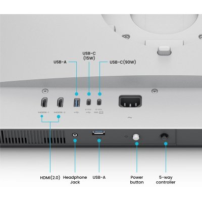 Монитор BenQ MA270U Silver, фото №4 Монитор BenQ MA270U Silver, фото №4