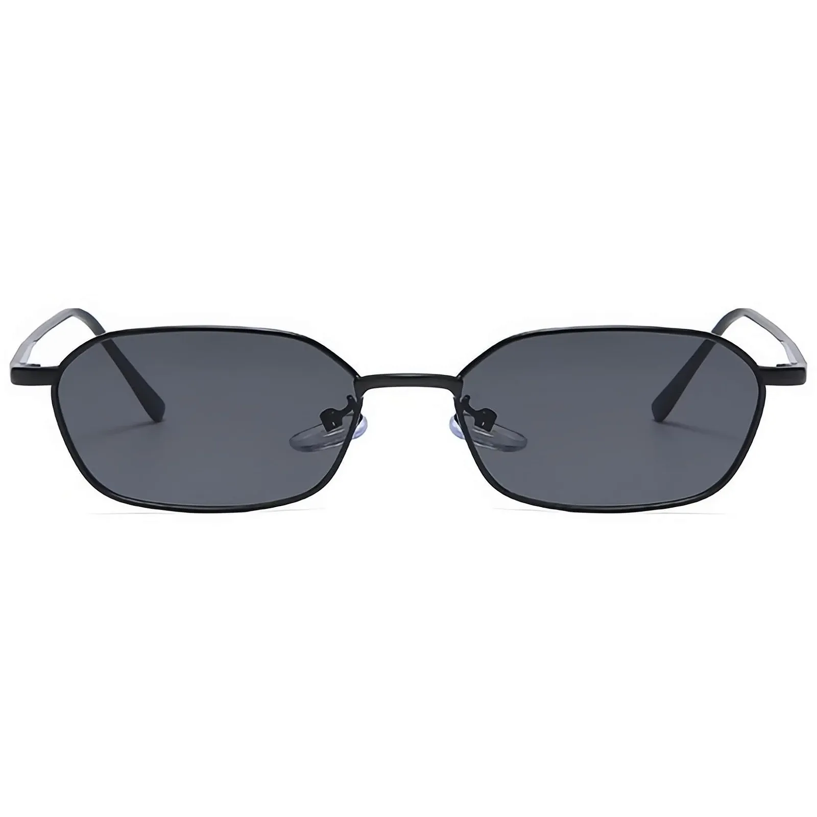 Сонцезахисні окуляри багатокутні прямокутні RUNHUIS Fashion Retro 90s Small UV400 Protection, фото №2