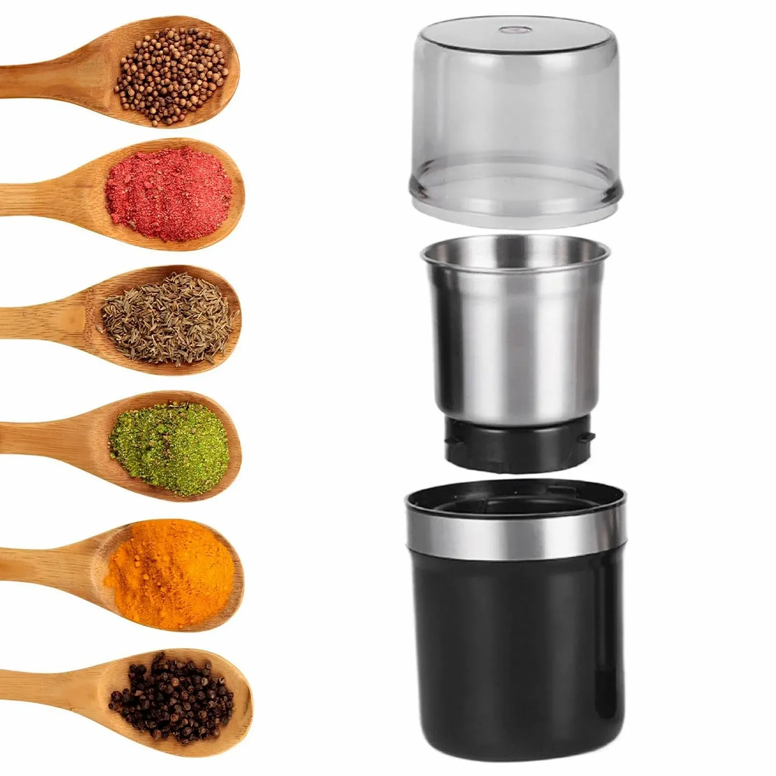 Электрическая мельница для орехов, кофемолка, фото №9