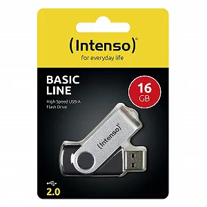 USB-флеш-накопичувач Intenso Basic Line 16GB Silver/Black ціна на synthetic.ua - Фото 1 USB-флеш-накопичувач Intenso Basic Line 16GB Silver/Black synthetic.ua - Фото 1