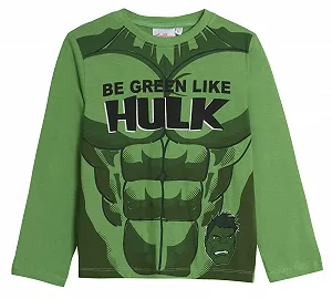 Дитяча піжама Marvel Неймовірний Халк для хлопчиків, футболка Месники та штани synthetic.ua - Фото 1