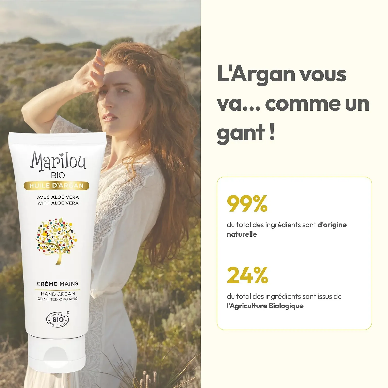 Крем для рук Marilou Bio Argan 75 мл Тюбик, фото №2