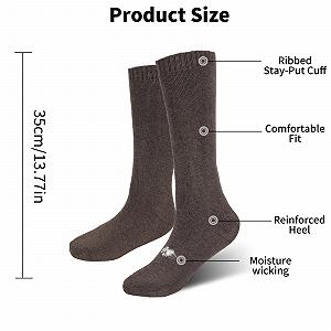 Носки Fadcaer, 3 пары, женские, до колена, мягкие, толстые, удобные, теплые зимние, длинные, свободные, вязаные чулки, размер 4-7 synthetic.ua - Фото 1