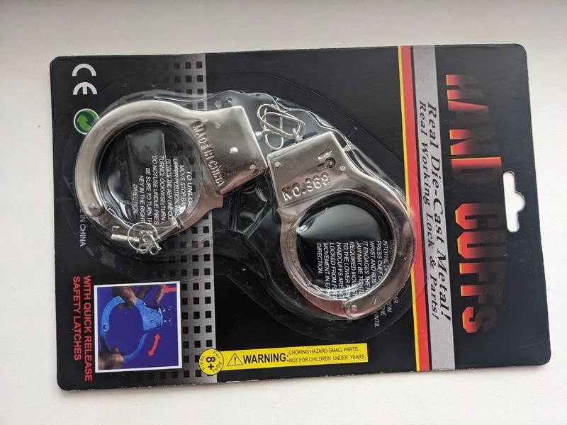 Ігровий набір металеві наручники, фото №3