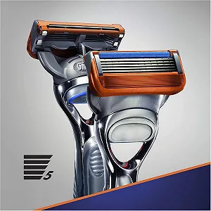 Бритва Gillette Fusion 5 Станок и 4 сменные кассеты synthetic.ua - Фото 1