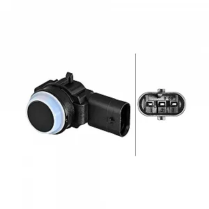 Датчик парковки HELLA 6PX 358 270-451 для MERCEDES-BENZ, наружный, двухсторонний - Фото 1