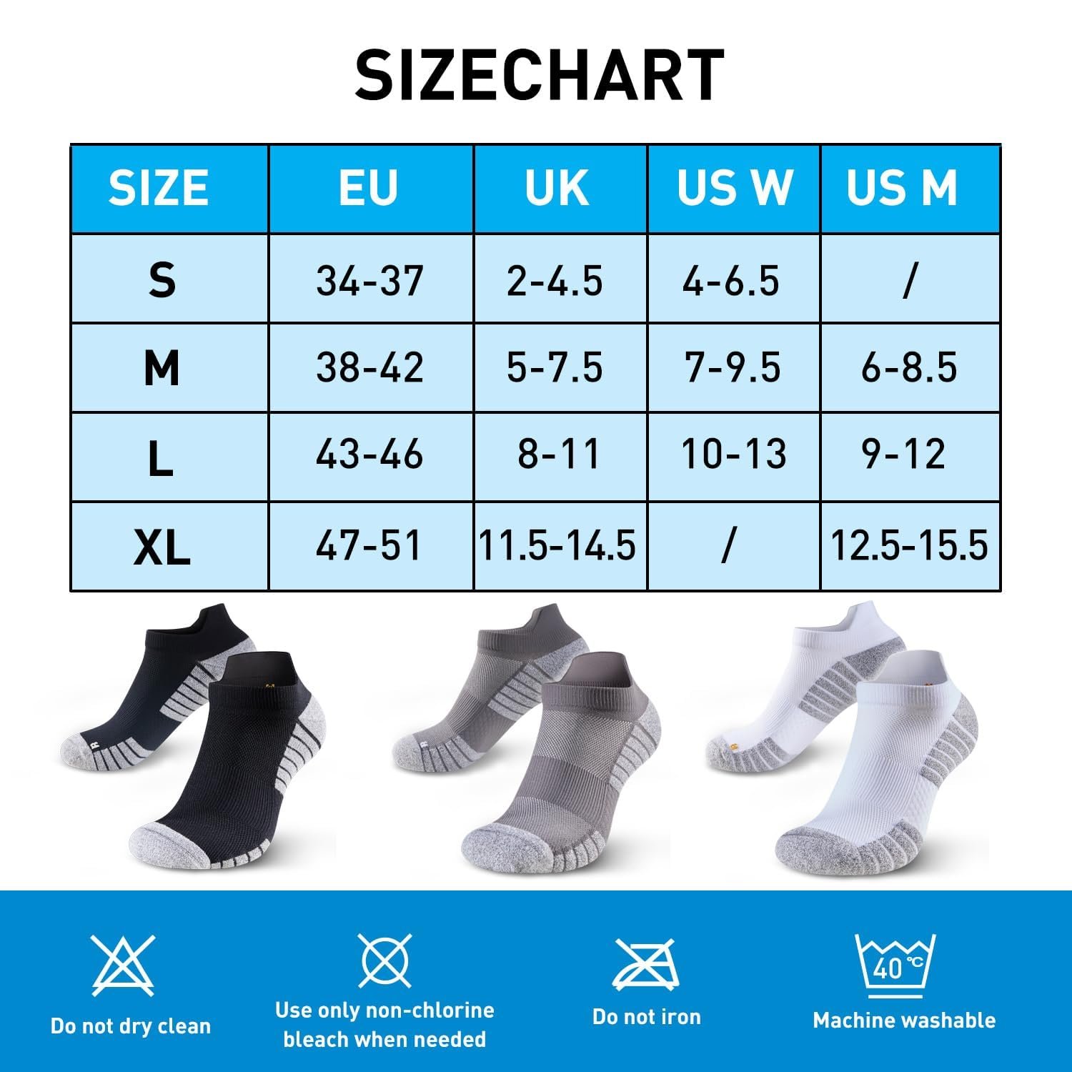 Компрессионные носки HUEGLO 3 пары Спортивные носки для поддержки стопы при подошвенном фасциите для женщин и мужчин Носки для хайкинга Компрессионные носки Носки для бега Спортивные носки Нескользящие, поглощающие пот носки, фото №6