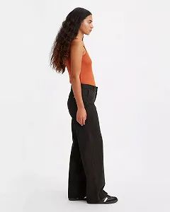 Женские брюки Levis - Baggy Trouser Meteorite Twill - 24 synthetic.ua - Фото 1