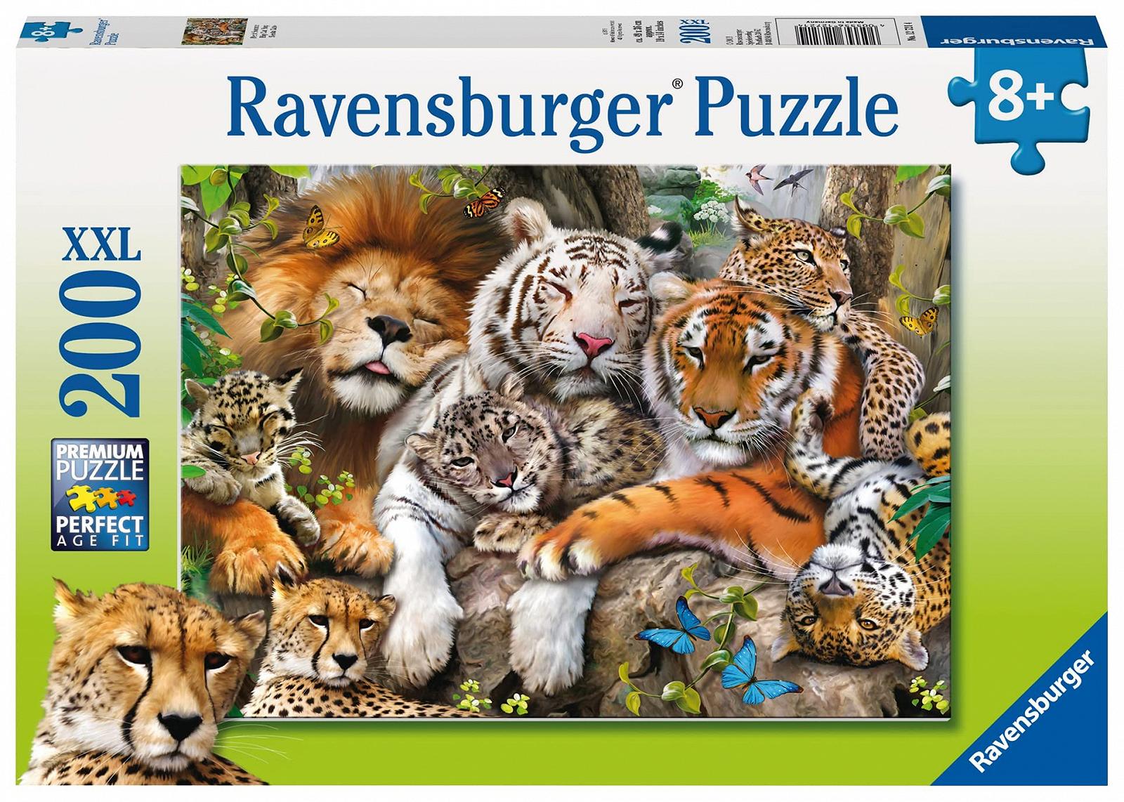 Пазл Ravensburger Big Cat Nap 12721 XXL 200 деталей разноцветный, фото №1