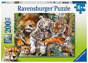 Пазл Ravensburger Big Cat Nap 12721 XXL 200 деталей разноцветный - Фото 1