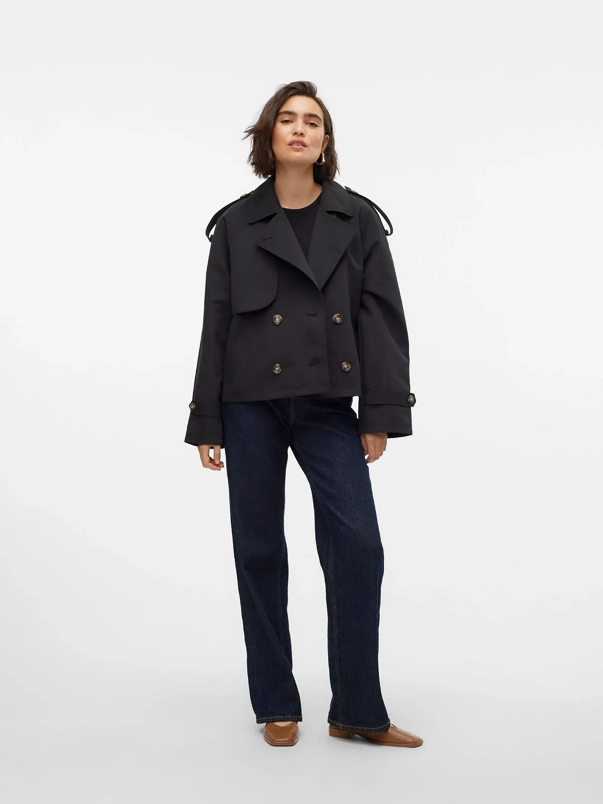 Тренч VERO MODA Vmchloe Short Noos Женский, фото №4 Тренч VERO MODA Vmchloe Short Noos Женский, фото №4