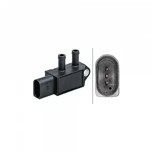 Датчик тиску відпрацьованих газів HELLA 6PP 009 409-621 для AUDI SEAT SKODA VW HITACHI - Фото 1