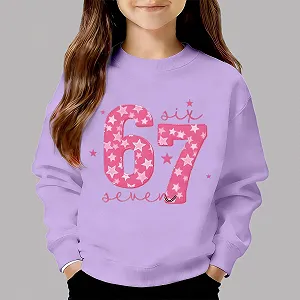 Детская Толстовка для Девочек Детский Свитшот Детская Рубашка с Длинными Рукавами для Мальчиков Повседневный Пуловер Удобный Свитшот с Принтом 67 Рубашка с Длинными Рукавами Толстовка Пуловер synthetic.ua - Фото 1