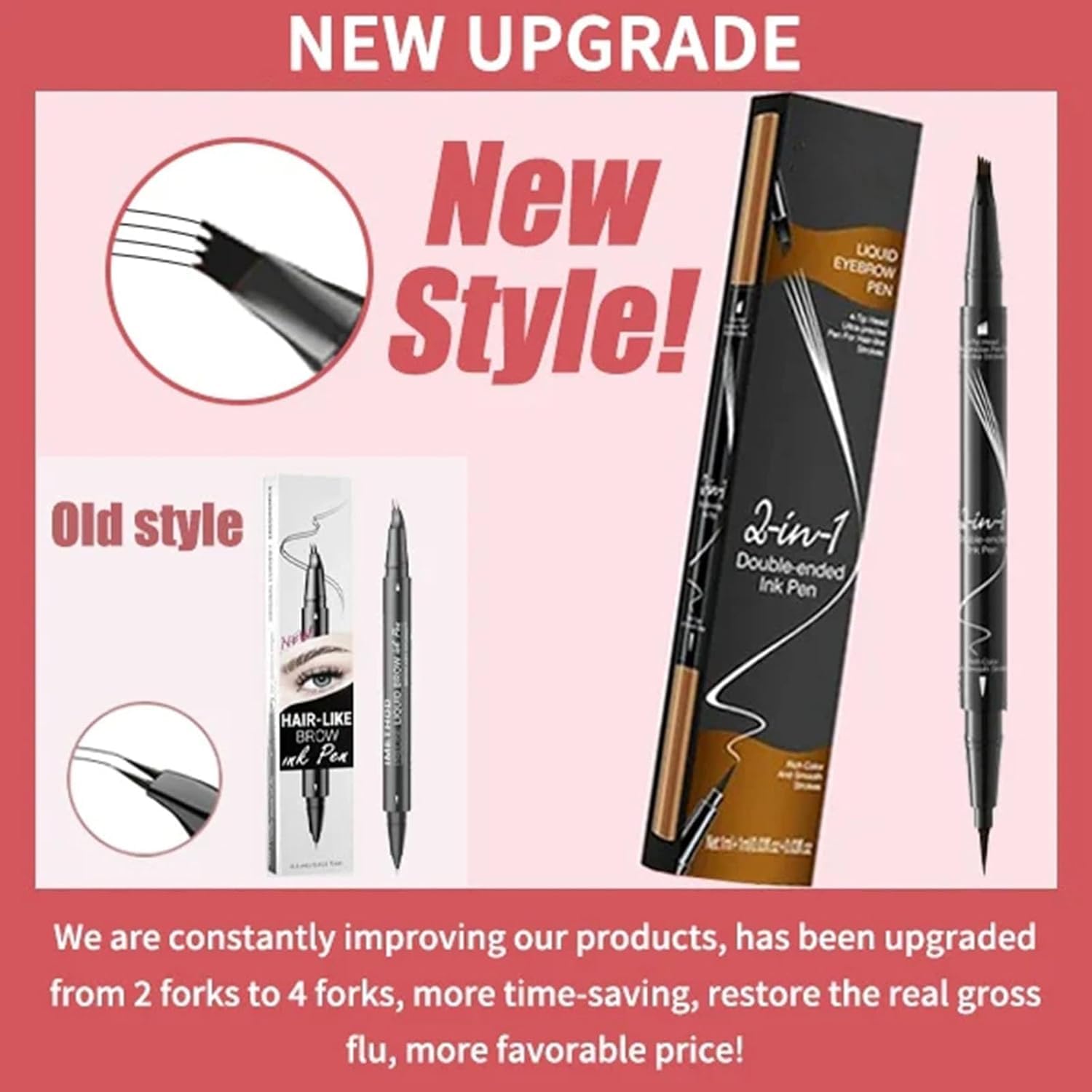 Карандаш Buletboard Microblading wasserfester 2-in-1 4-Spitzen-Microblading 4PCS, фото №2