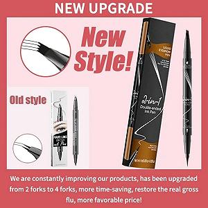 Карандаш Buletboard Microblading wasserfester 2-in-1 4-Spitzen-Microblading 4PCS synthetic.ua - Фото 1