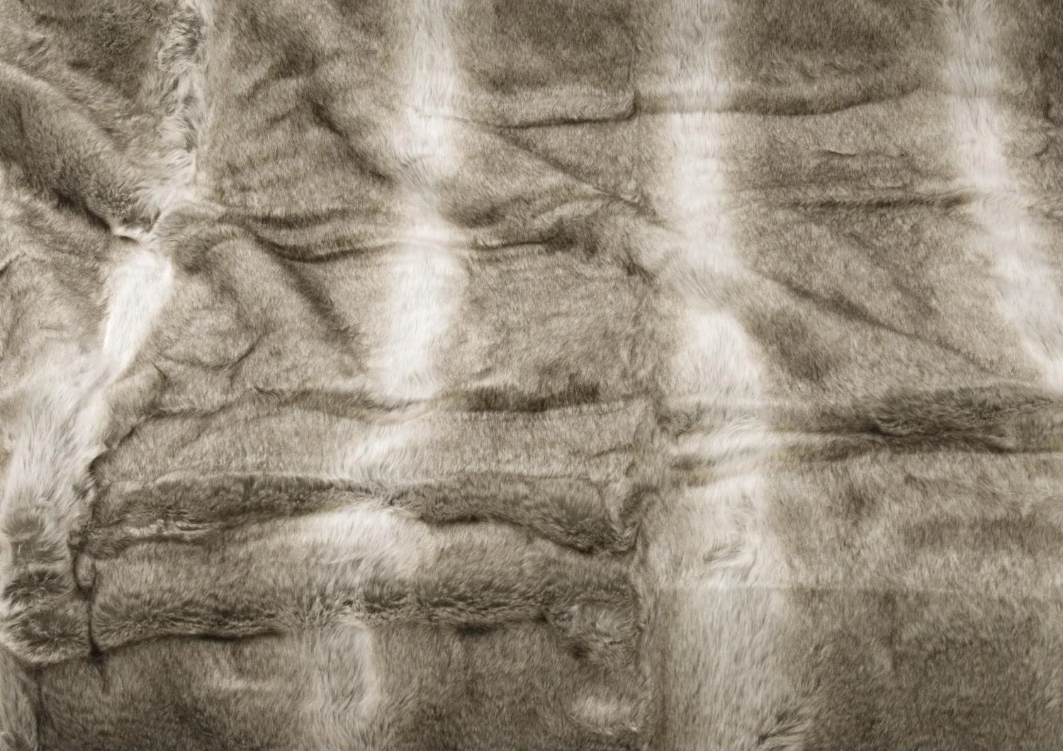 Одеяло Wohnen & Accessoires GmbH & Co. KG из искусственного меха Bear Grey and Beige Melange, 220 x 240 см, фото №6