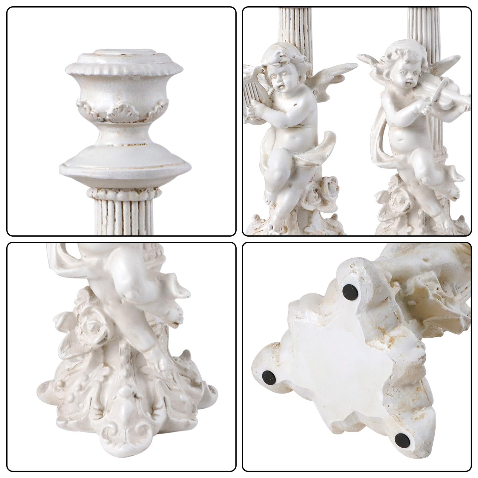 Свічник фігура ангела 1 пара смоляна грецька колона висока, фото №5 Свічник фігура ангела 1 пара смоляна грецька колона висока, фото №5