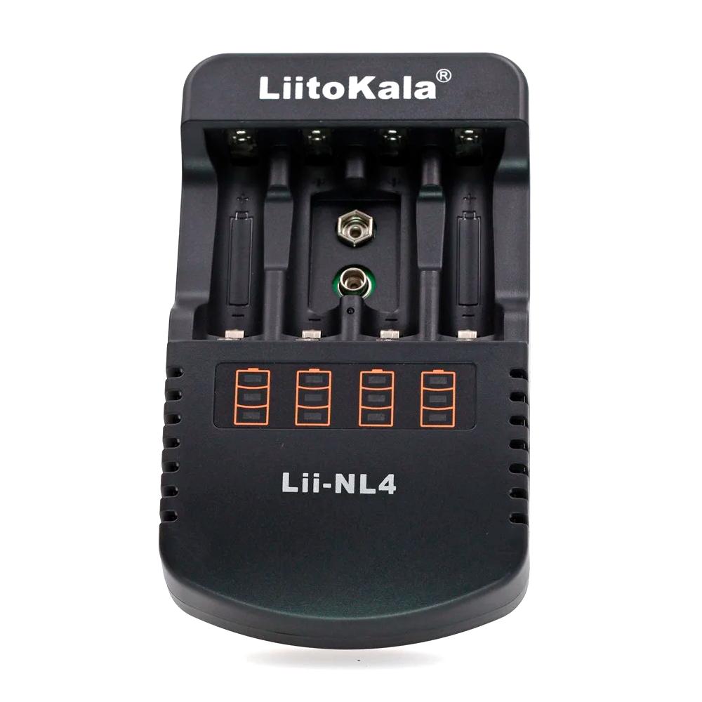 ЗУ універсальний Liitokala Lii-NL4, 4 каналі LED індикація підтримує Li-ion Ni-MH і Ni-Cd AA R6 ААА R03 ААА з R14, фото №1