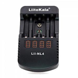 ЗУ універсальний Liitokala Lii-NL4, 4 каналі LED індикація підтримує Li-ion Ni-MH і Ni-Cd AA R6 ААА R03 ААА з R14 - Фото 1