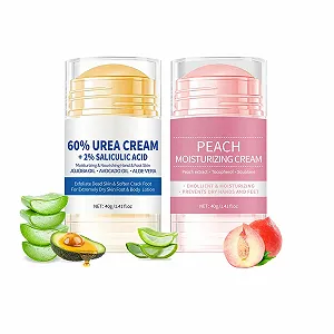 Крем для ног увлажняющий против трещин с мочевиной 60% 2 шт. - Фото 1