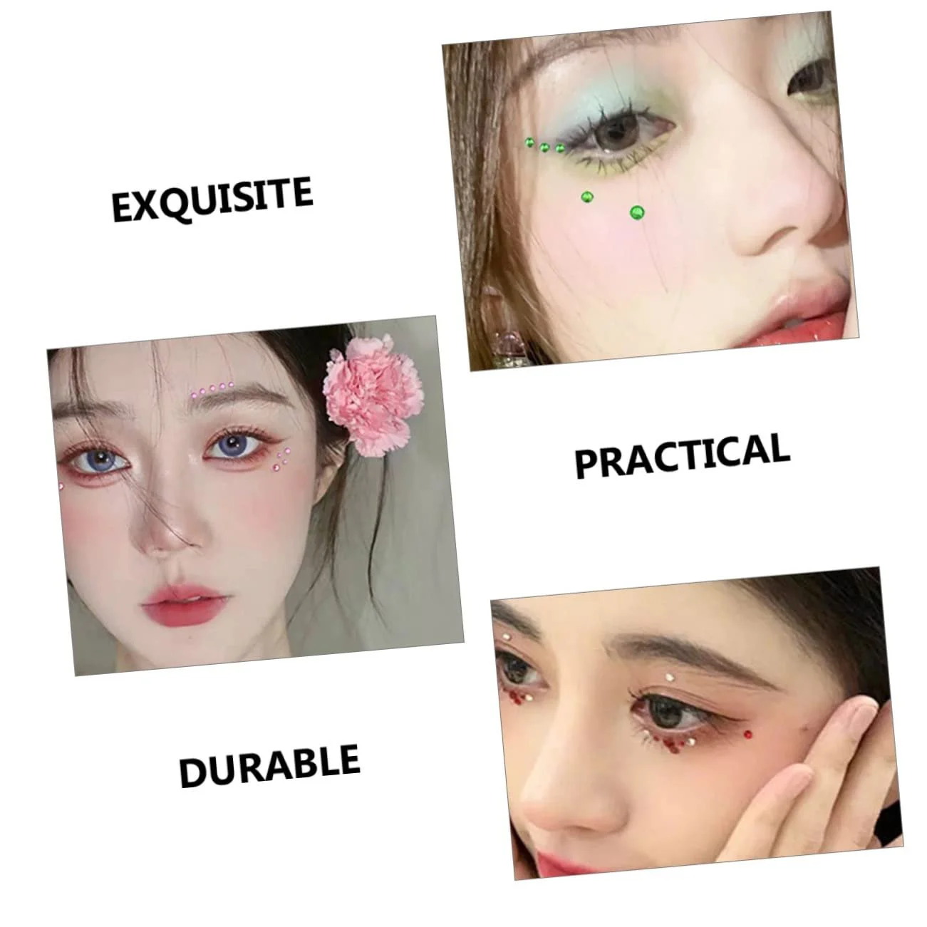 Наклейки Стрази Beavorty 12 аркушів Самоклеючі кристали, фото №2