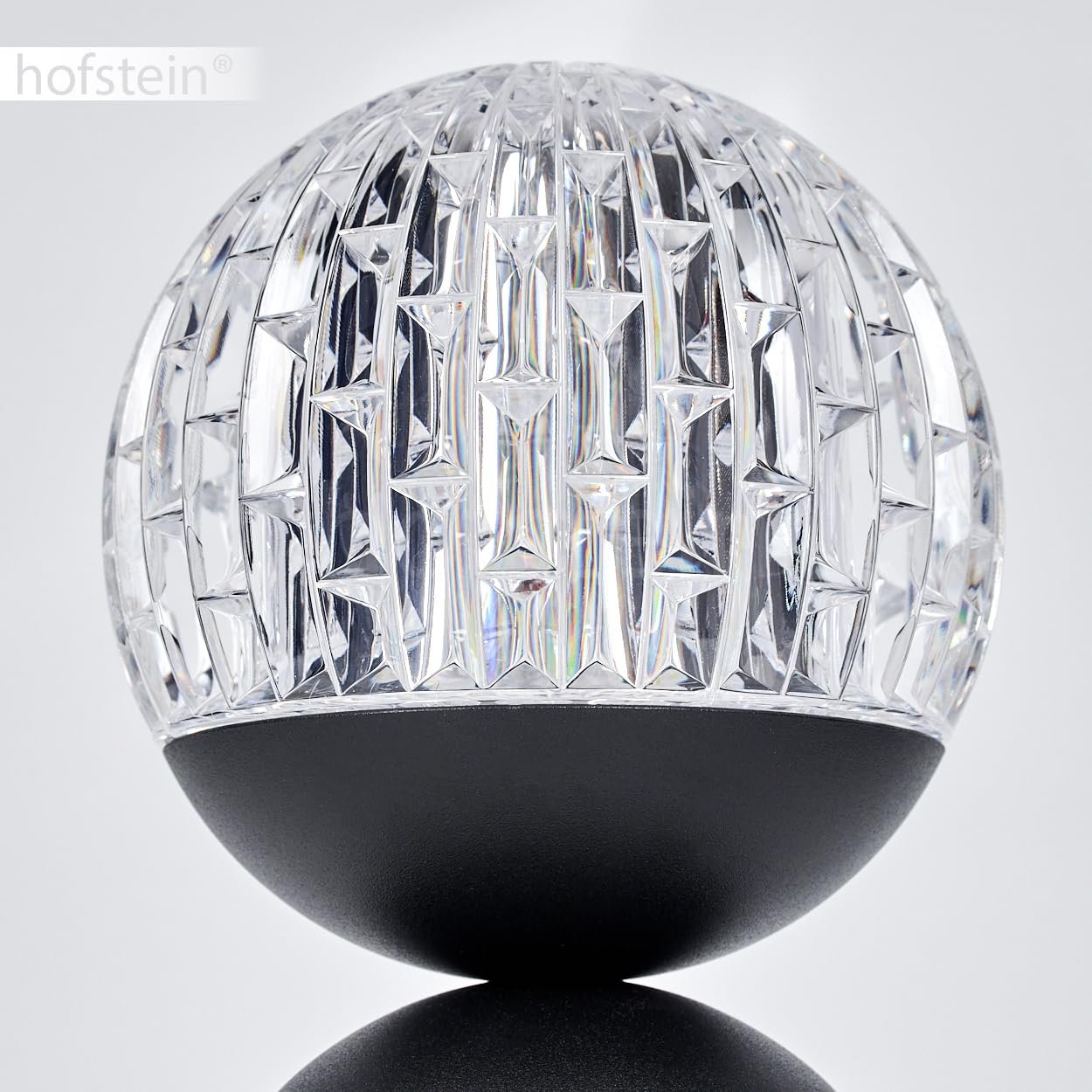 Світлодіодна настільна лампа Yngered метал/пластик акумуляторна 2,5 Вт 243 лм USB-C чорна/прозора, фото №4