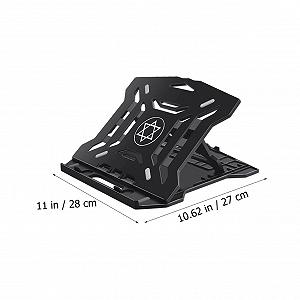 Підставка для ноутбука складана з ергономічним дизайном, регульована по висоті для кращого розсіювання тепла, підходить для дому, офісу, школи та ігор, випадковий колір synthetic.ua - Фото 1