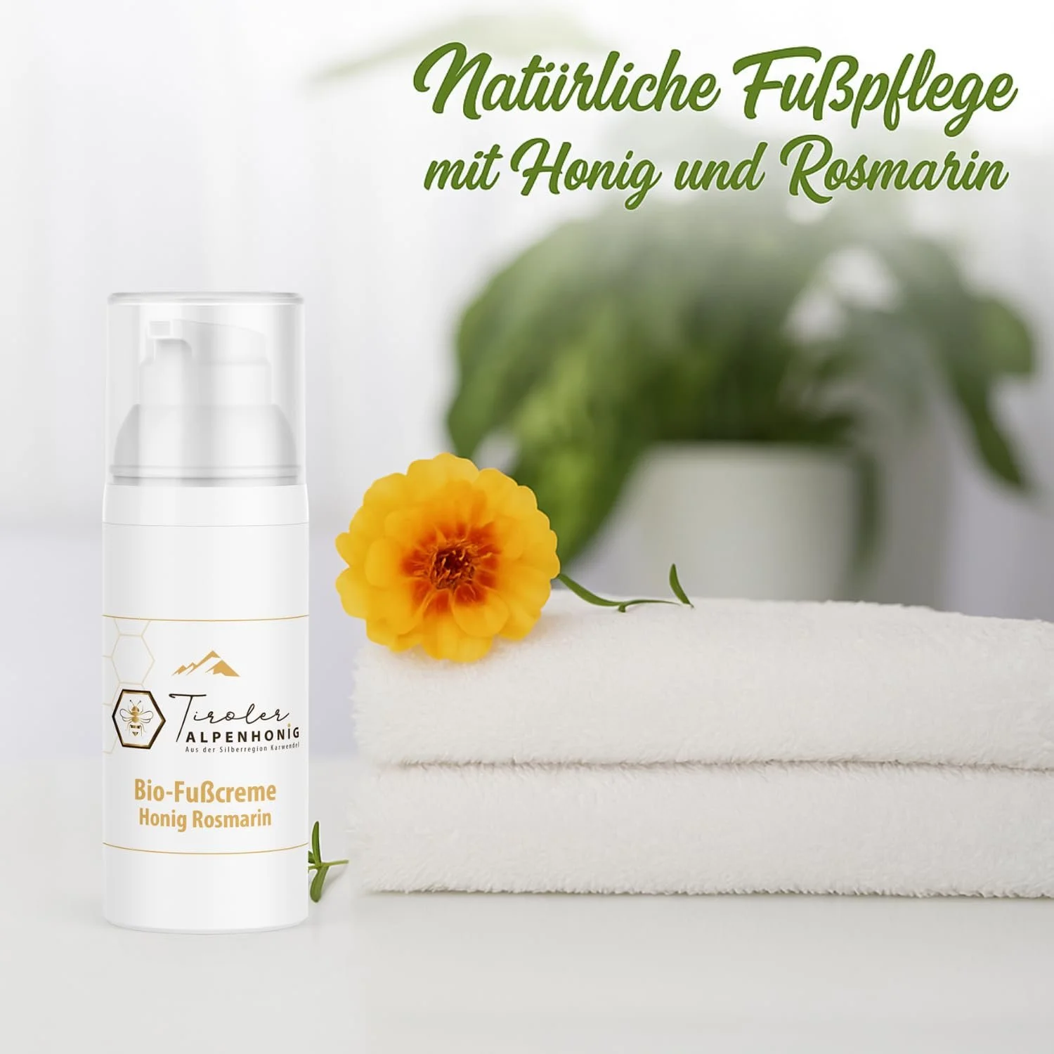Крем для ног Honey Rosemary Tyrolean Alpine Honey 100 мл, фото №4
