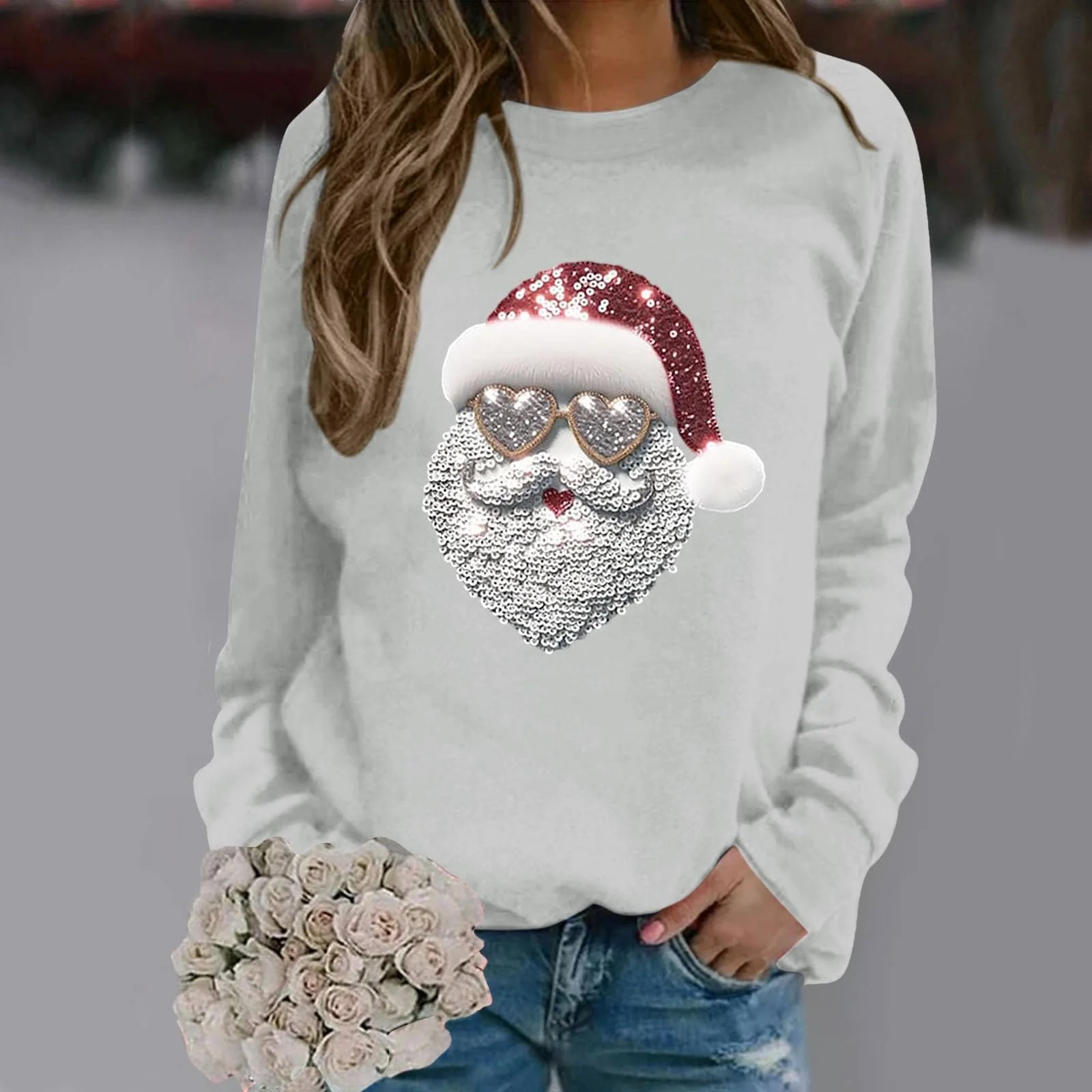 Рождественский джемпер Женская элегантная рубашка с длинными рукавами Милый джемпер Рождественский принт Джемпер Рождественская рубашка Рождественский джемпер Счастливого Рождества Вязаный джемпер Подростковый Рождественский наряд для девушек Рождество, фото №2 Рождественский джемпер Женская элегантная рубашка с длинными рукавами Милый джемпер Рождественский принт Джемпер Рождественская рубашка Рождественский джемпер Счастливого Рождества Вязаный джемпер Подростковый Рождественский наряд для девушек Рождество, фото №2