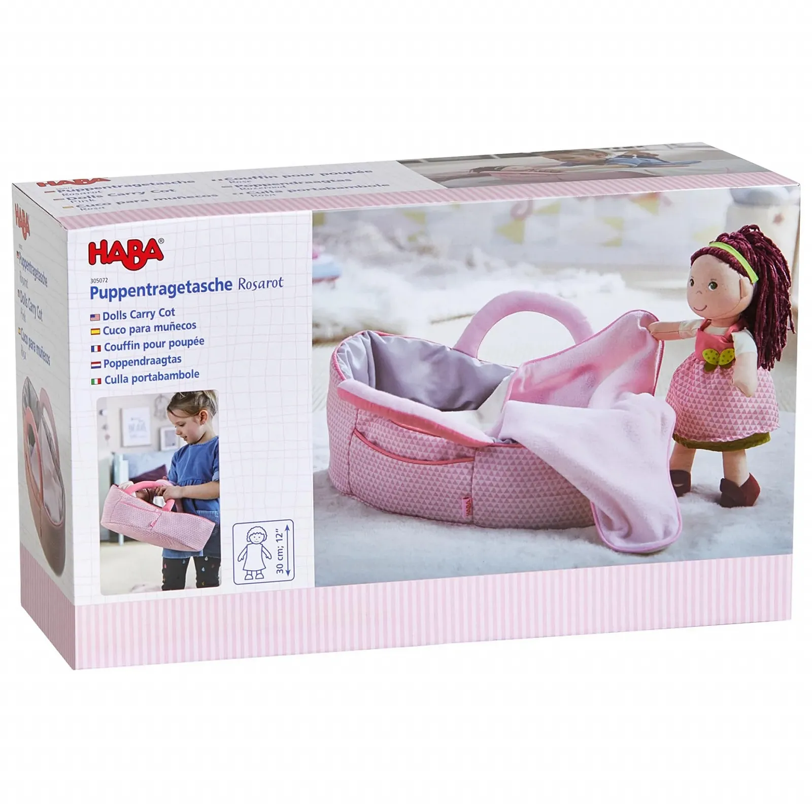 Сумка-переноска для ляльки HABA Рожева, фото №8 Сумка-переноска для ляльки HABA Рожева, фото №8