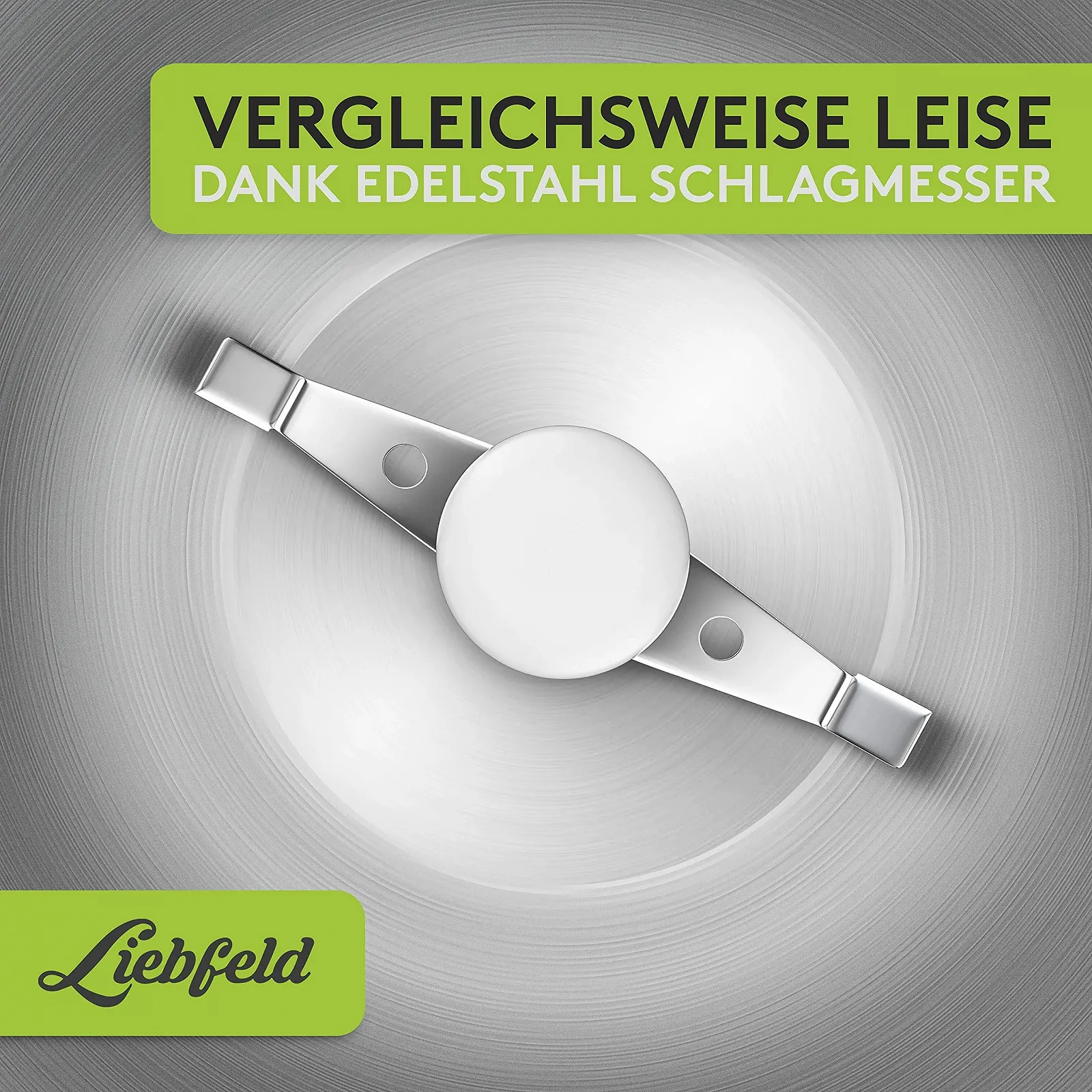 Кавомолка Liebfeld 200 W, 65 г, з лезом з нержавіючої сталі, для горіхів та спецій, фото №5