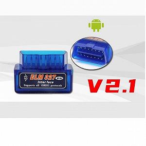 Автосканер Xiamen ELM327 v2.1 диагностический адаптер OBD 2 Bluetooth АВ050701 synthetic.ua - Фото 1