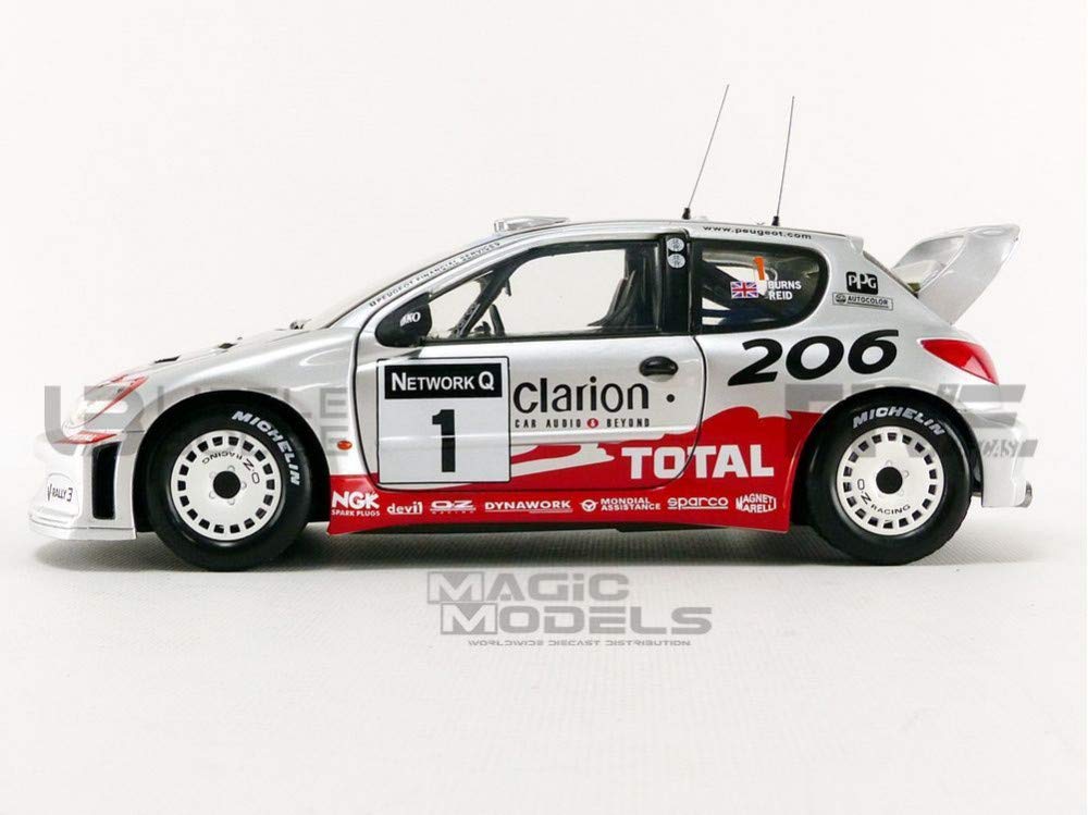 Автомобиль Sun Star Peugeot 206 WRC Ралли 1:18, фото №3 Автомобиль Sun Star Peugeot 206 WRC Ралли 1:18, фото №3