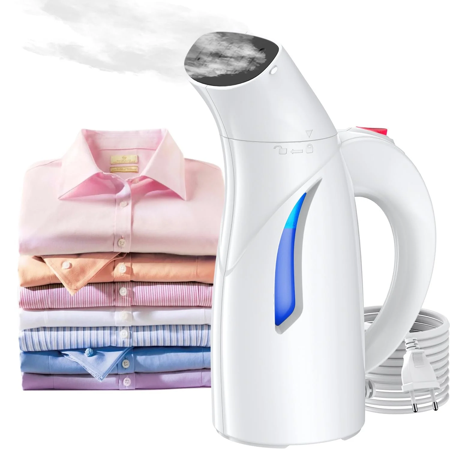 Дорожній відпарювач Onherm 700 Вт 140 мл 50 с нагрівання білий, фото №1